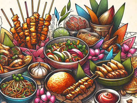 Keindahan Sketsa Makanan Indonesia dalam Seni Visual